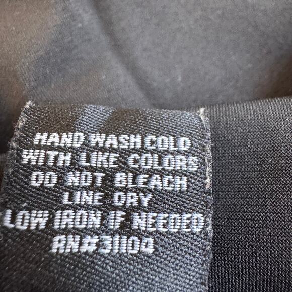 New Directions Womens Blouse Top Size 3X Velvet Burnout Floral Rose Sheer Red - Picture 5 of 7